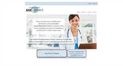 Desktop Screenshot of aheconnect.com